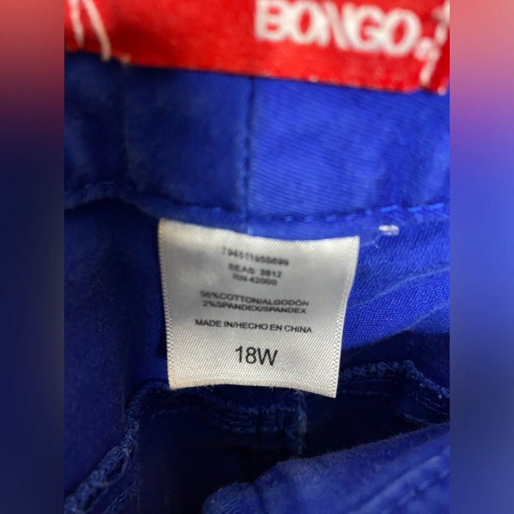 Vintage Y2K Bongo Plus Size Blue Flared Jeans - Picture 4 of 7